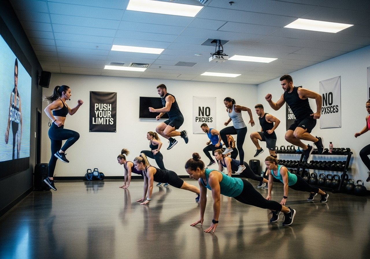 Clase de HIIT